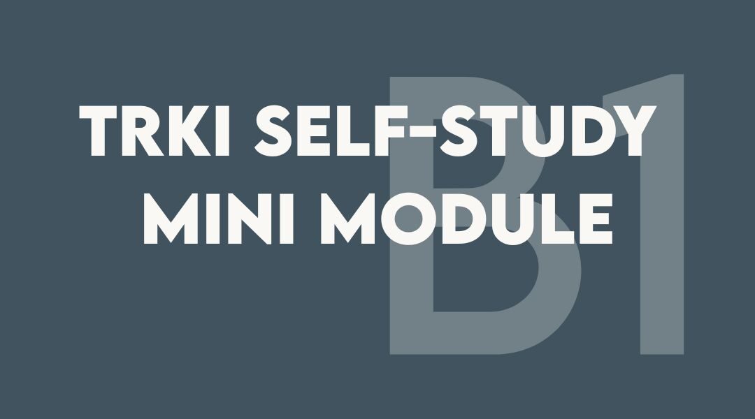 B1 TRKI self-study module: Dmitri Mendeleev