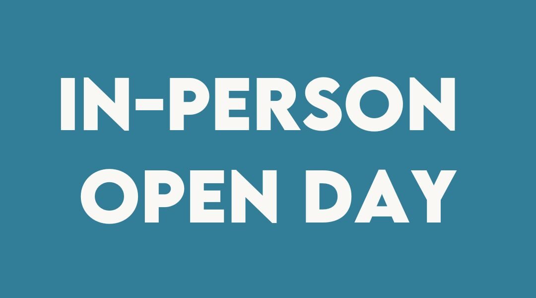 Free in-person Open Day